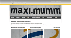 Desktop Screenshot of maximumm.ch